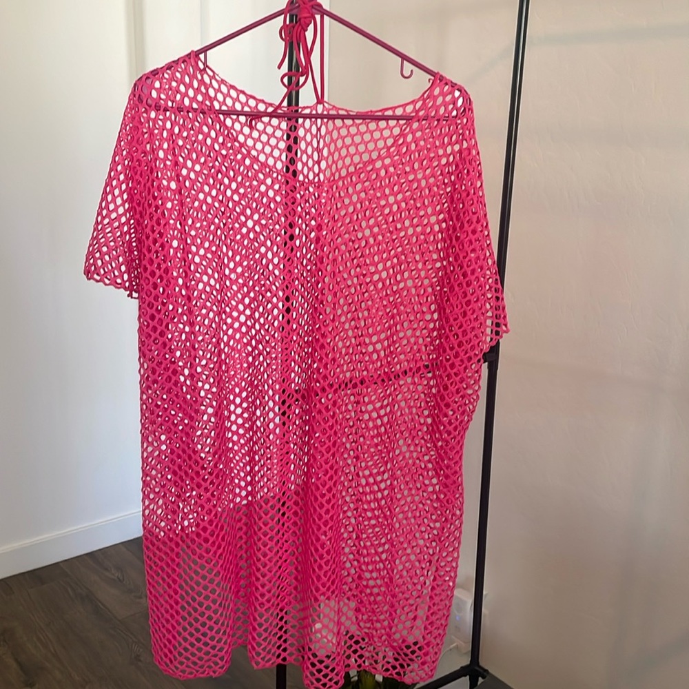 Hot Pink Beach Cover Up
